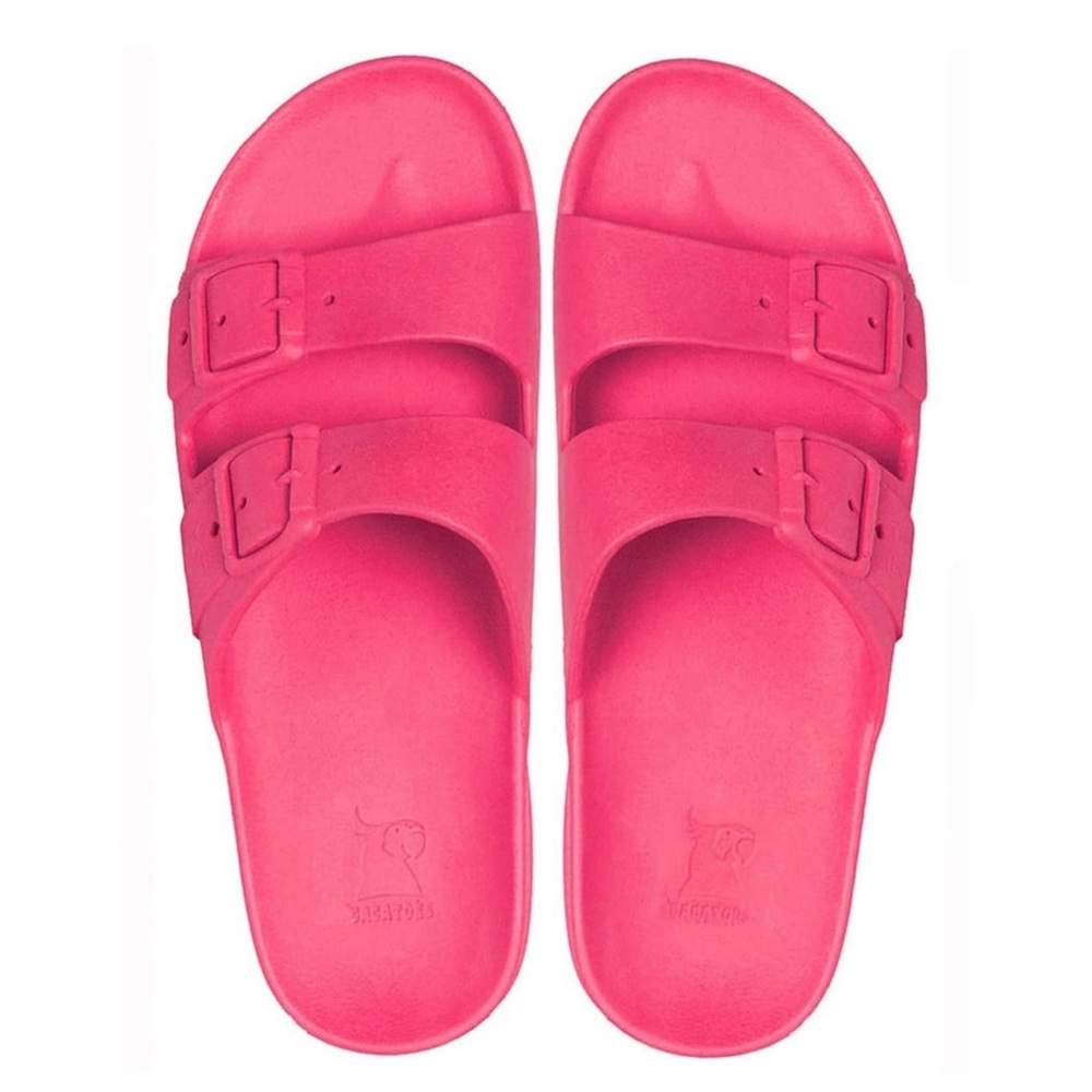New in box Cacatoes fluo pink sandals sz 41